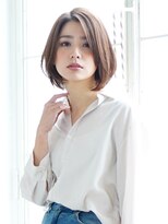 フミ(Fumi) 前髪なしの“ひし形ショートボブ” vol.3