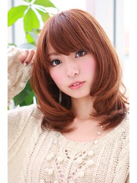 オモルフィ ひばりヶ丘店(Omorfi) 【Omorfi】くびれのミディアムレイヤー☆