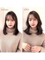 ミラリー トウキョウ(Mirareee Tokyo)&nbsp;20代30代40代◎エギョモリ２wayバング小顔矯正立体カット