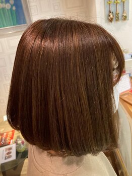 クーヘアー(CUUHAIR)の写真/【六番町駅&日比野駅徒歩15分】地肌・頭皮が敏感な方に◎髪や肌に優しいオーガニックカラーで綺麗が続く♪