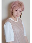 デザインカラー×レイヤーカット×ウェットヘアオリーブベージュ