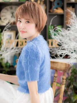 カバーヘア ブリス 戸田公園西口店(COVER HAIR bliss) 外国人風前下がりレディースショートc5戸田公園20代30代40代
