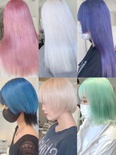 個性派カラーをはじめ、最先端トレンドのツヤある白透明感カラーや韓国風カラーはTAAN HAIRで叶う