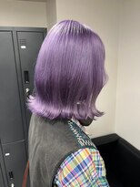 ベレーザ 渋谷(BELEZA)&nbsp;4932ラベンダーパープルハイトーンカラー韓国ヘアレイヤーロング