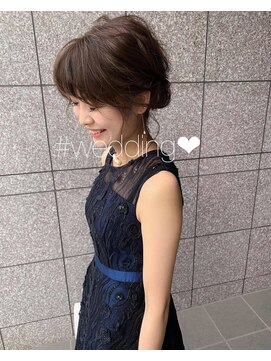 ヘアメイク アージュ 大野城 下大利店(HAIR MAKE age) ヘアアレンジ　ウェディング　20代30代40代