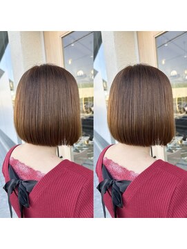 エル バイ ロンド 関(elle by Lond) [elle by lond]栗原　瑠世　内巻きボブ大人可愛い