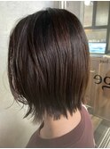 切りっぱなしボブ:Erika Fukunaga