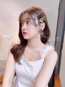 ベレーザ 渋谷(BELEZA) 6378ニュアンスカラー艶髪ハイトーンシルキーベージュ波巻き