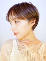 オーバーヘアー 所沢店(over hair) 【over hair】マッシューショート×ブラウンベージュ
