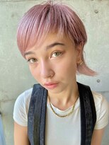 マックス フォー ヘアー(MAX FOR HAIR) ショートウルフ×ハイトーンピンク◎