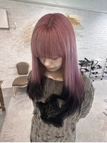 コル(col oodori)&nbsp;ピンク×ブラック/エンドカラー