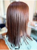 20代30代40代大人可愛い髪質改善カラーキャメルブラウン艶感