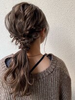 レジュアル(RESSUAL) デザインカラーレイヤーカットウェットヘア夏オリーブベージュ