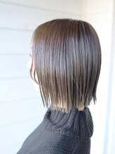 ヘアーサロン アージェ(Hair Salon Ange) ちゅるんと透明感の期間限定カラー【リーフパール】