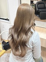 カラースタンド(COLOR STAND)&nbsp;グレージュ佐賀ハイトーンケアブリーチミルクティーベージュボブ