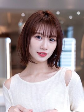 イルハバナ 渋谷(ill HAVANA) イメチェン タッセルボブ くびれヘア 透明感カラー 韓国ヘア