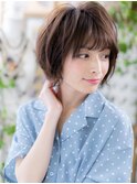 フレンチガーリーくせ毛風小顔ショートウルフh4大宮20代30代40代