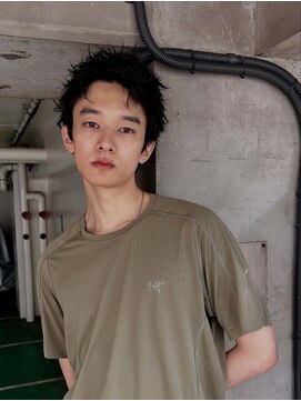 ヒュージ 三軒茶屋(huge) スパイキーショート/ニュアンスパーマ/メンズパーマ/メンズ