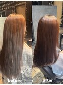 縮毛矯正/ナチュラル/ストレート/モテ髪/艶髪/髪質改善