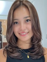 エレメント 五反田店(EREMENT)&nbsp;ハイライトカラーミルクティーベージュレイヤーカット