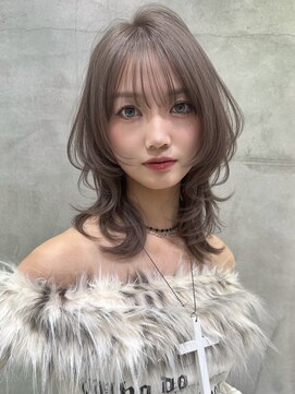 新潟／髪質改善／小顔／クラゲヘアー／ミルクティー／レイヤー