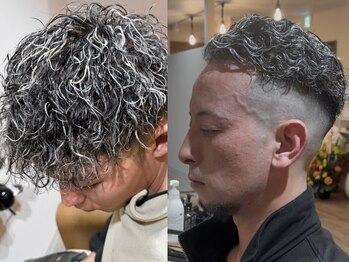 フロウ(Flow)の写真/【立花駅/メンズサロン/理容室】メンズパーマ・波巻きパーマ極道パーマなど流行りのスタイルをするなら！