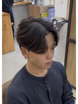 メンズギフト(men's GIFT) フェザーパーマ毛流れパーマセンターパート