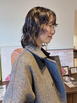 ヘアーアイストゥーレ(HAIR ICI TRE)&nbsp;ボブレイヤーパーマ前髪パーマウォームブラウンドライパーマ