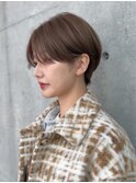 ☆【春日】オリーブグレー/ショート/顔周りレイヤー/髪質改善42