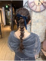 インデペンデンス(independence)&nbsp;編みおろしポニー×ヘアセット