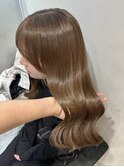 ココアベージュ/オリーブグレー/小顔/黒髪/クラゲヘアー/原宿