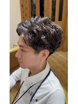 ロア バイ アヴァンス 天王寺店(Lowa by avance.)&nbsp;かきあげアップバング×ニュアンスパーマ