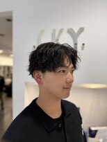 スカイビューレックス 赤坂店&nbsp;縦落ちスパイラルパーマ×センターパート