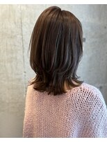 ロッカヘアエジェ(ROCCA hair eje.)&nbsp;くびれレイヤーミディ×ナチュラルブラウンイメチェン