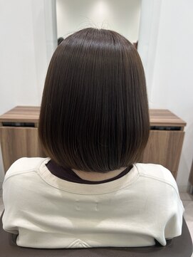 アッシュ 豊田店(Ash) ボブスタイル×ナチュラル縮毛矯正