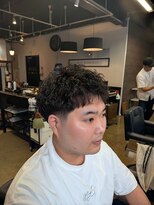 ワンワンオー バーバーショップ 博多店(@110 BARBER SHOP)&nbsp;ツーブロックショートカルマヘアスリックバックジェットフェード