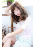 大人可愛いほつれウェーブゆるふわパーマ