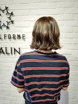 ヘア スパ ビューティー エールフォルム(HAIR SPA BEAUTY YELLFORME)&nbsp;外ハネ切りっぱなしボブ