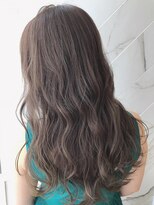 【Zina 銀座中央通り】透明感×波巻きラフウェーブベージュ