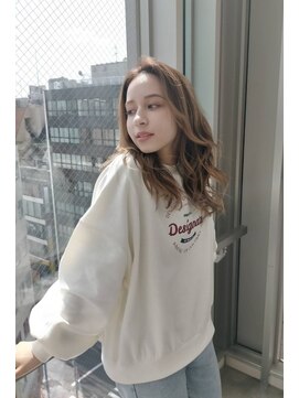 セシルヘアー 高槻店(Cecil hair) ゆるふわウェーブ×かき上げバング