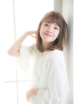 ナンバー デセオ 吉祥寺(N° deseo) 濡れ髪 切りっぱなし オリーブカラー セミウェットウェーブ