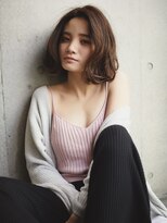 コムマティス 恵比寿ガーデンプレイス(Comme Matisse)&nbsp;ボブ/カーキグレージュ/大人かわいい[恵比寿/恵比寿駅]