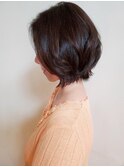 可愛い大人女子のクビレ美フォルムパーマ/ボブパーマ