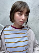 レトン 銀座(leton)&nbsp;インナーカラー/イヤリングカラー/ボブ/ビタミンカラー