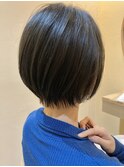 ネイビーカラーショートボブ【佐藤和弥】