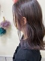 アグ ヘアー ウェイン 山形若宮店(Agu hair wain) ラベンダーのインナーカラー♪ブリーチ必須です。