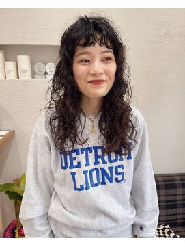 サン 鎌倉長谷(3.) 3.オリジナルパーマ パーマ 癖毛風パーマ