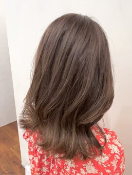 ネックス 表参道本店(nex) 【nex 表参道】白髪ぼかし ハイライト 大人レイヤー くびれ 齋藤