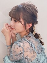ロイオブジゼル(roi of GiseL)&nbsp;【GiseL】お呼ばれアレンジ　あみ下ろし/ヘアセット/結婚式
