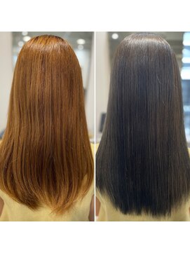 シャルマン 六町(CHARMANT) 髪質改善×アッシュグレーカラー☆